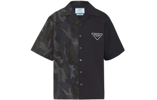 PRADA Double Match Bowling Shirt