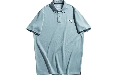 ANTA Variety Training Collection Polo Shirts Unisex Wall Gray Polo Collar Moderate Straight Fit