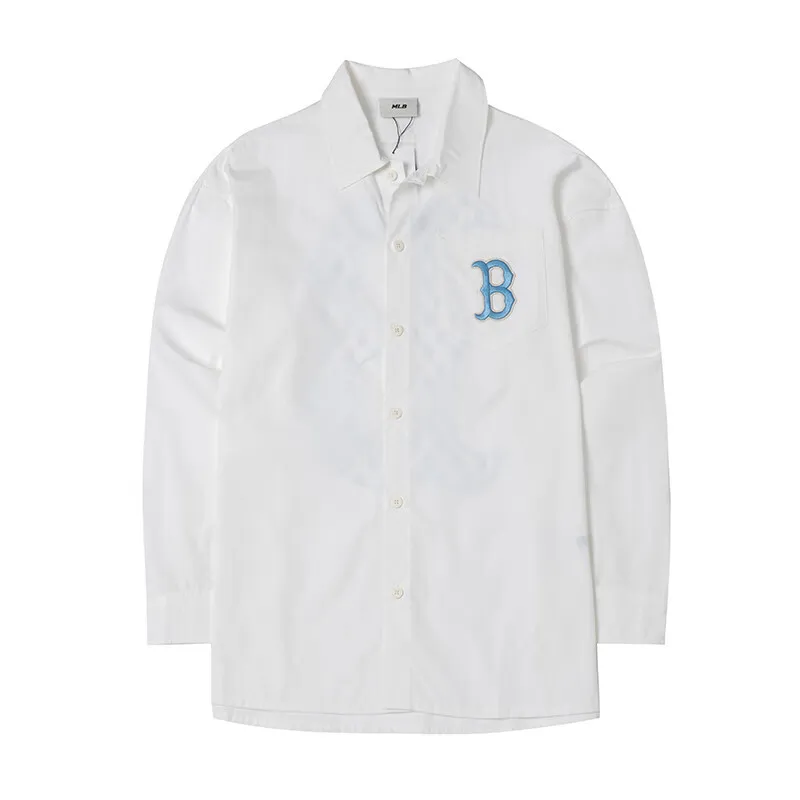 MLB Shirts Unisex Ivory Lapel Moderate Other