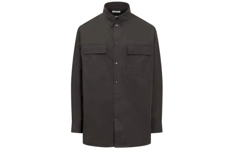 OFF-WHITE logo-embroidered shirt