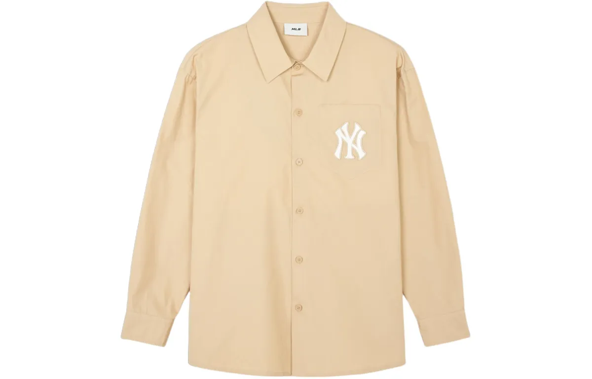 MLB SS24 New York Yankees Shirt Unisex Apricot