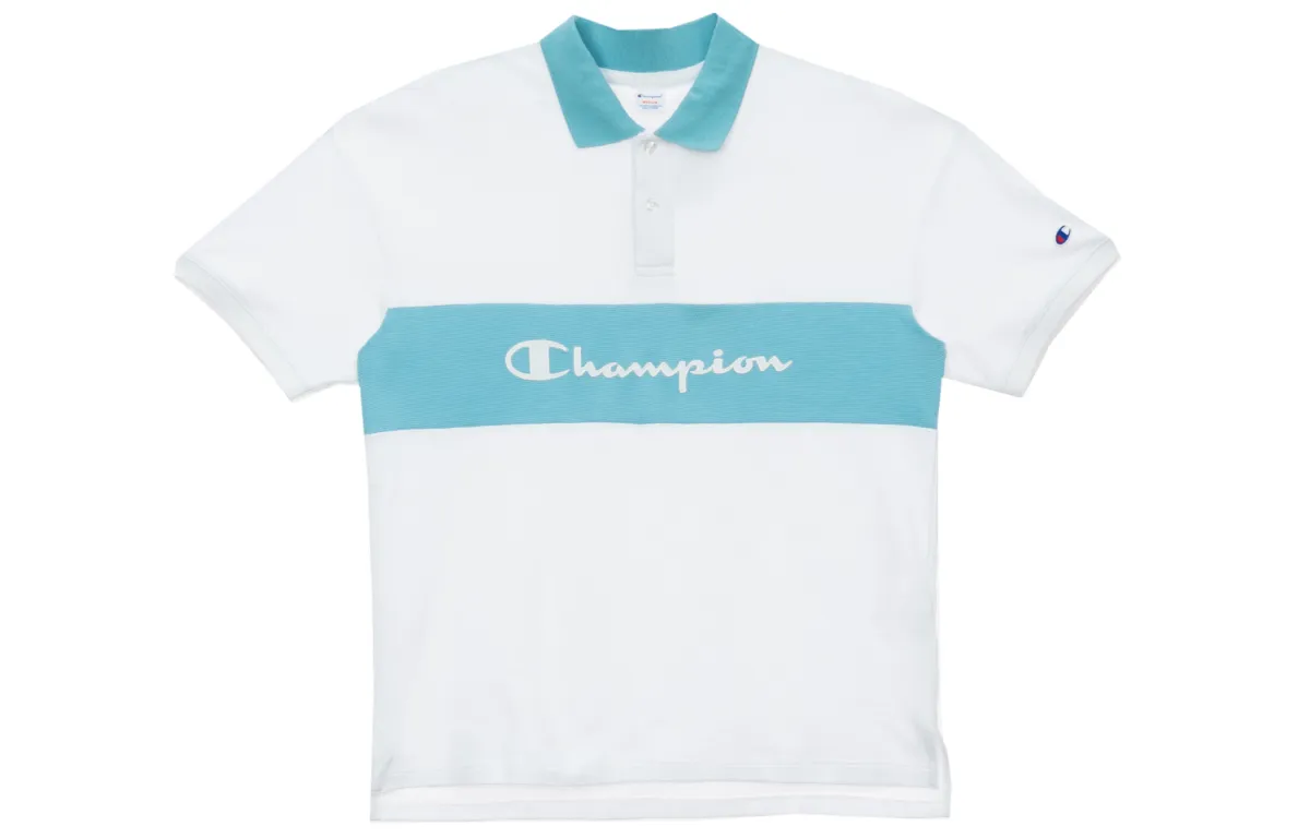 Champion Campus Collection Polo Shirt Unisex White