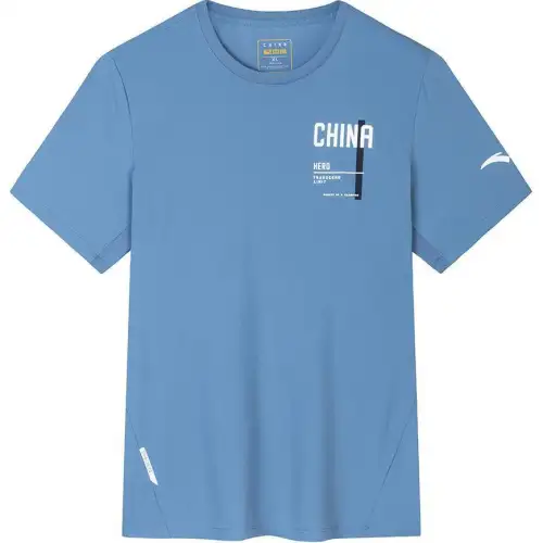 Anta T Shirt Men's Expedition Blue