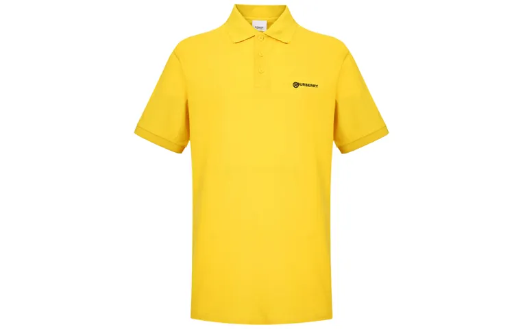 Burberry Polo Shirt Men's Yellow