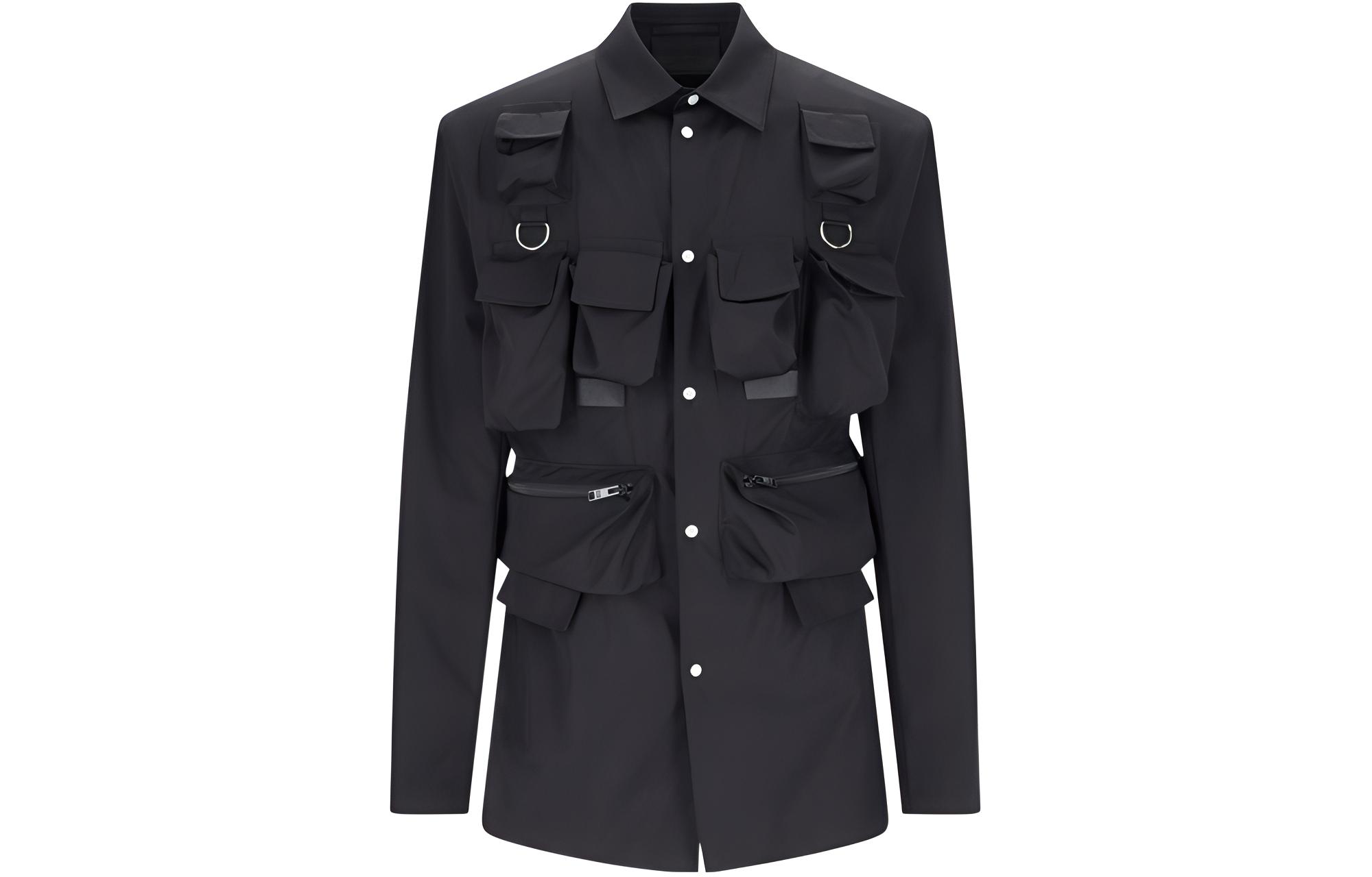 Мужская рубашка Prada Shirt (черная)