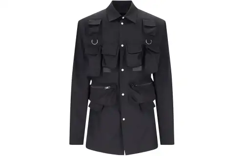 Prada 2020s single-breasted shirt jacket