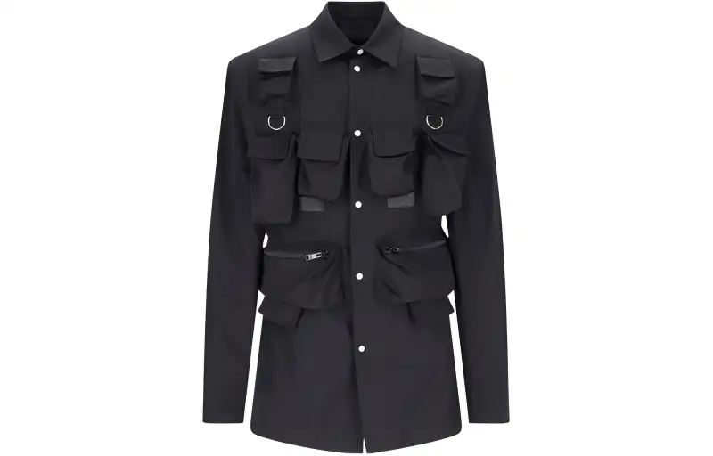 Prada 2020s single-breasted shirt jacket