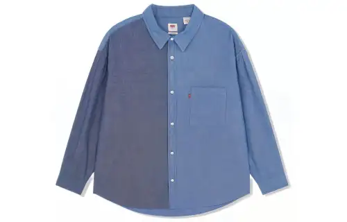 Levis Shirts Men's Blue Lapel Moderate Other