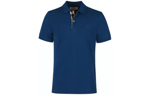 Burberry Polo Shirt Men's Lake Blue