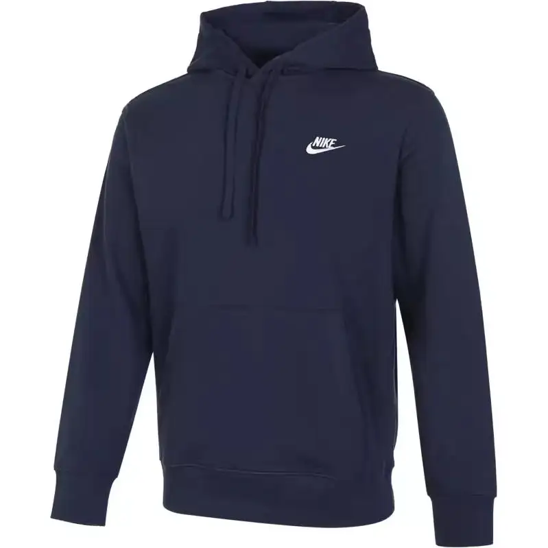 Nike Sweatshirts Men's Marine Blue Hooded Moderate Regular