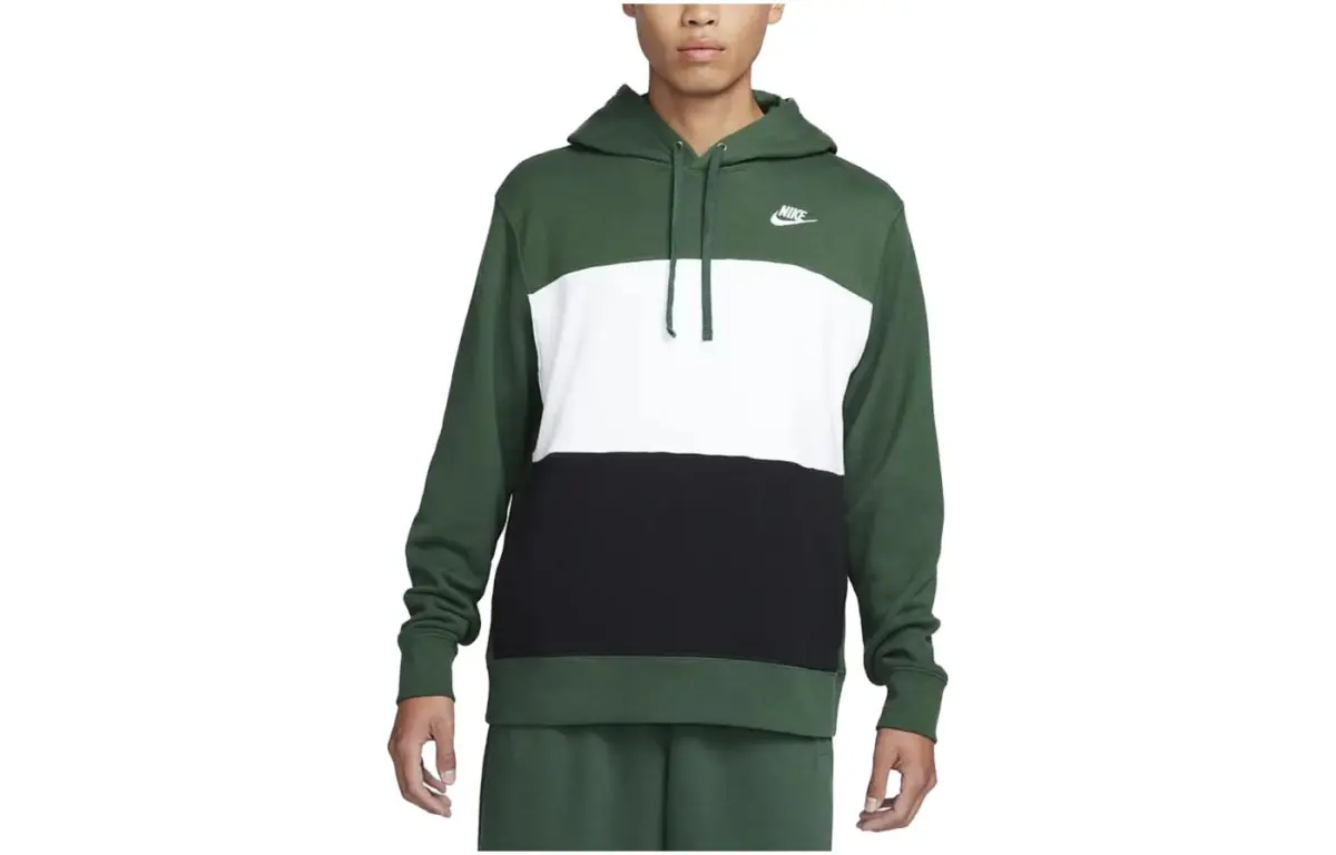 Nike Sweatshirts Men's Fir Green Hooded Moderate Regular