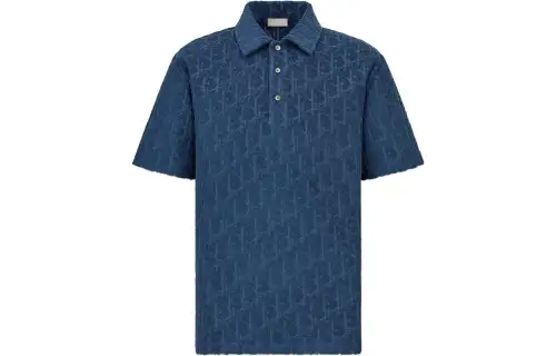 DIOR SS22 Polo Shirt Men's Blue