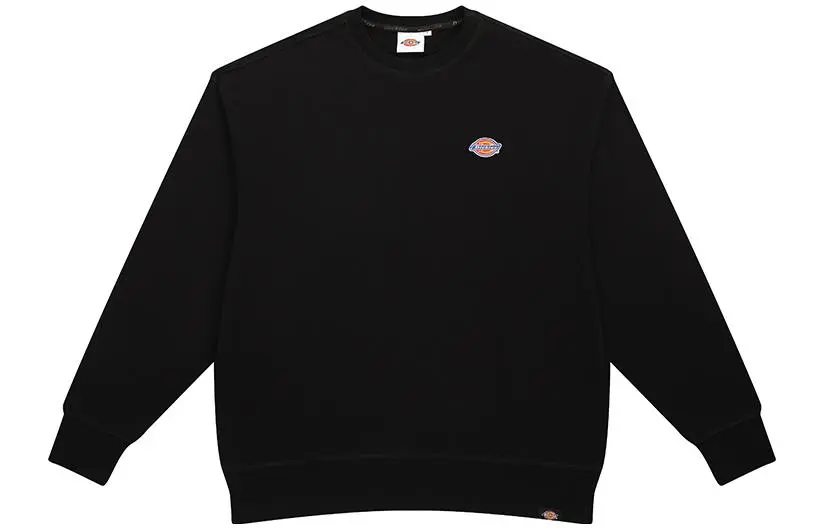 Dickies Sweatshirts Men's Black Crew Neck Moderate Straight Fit