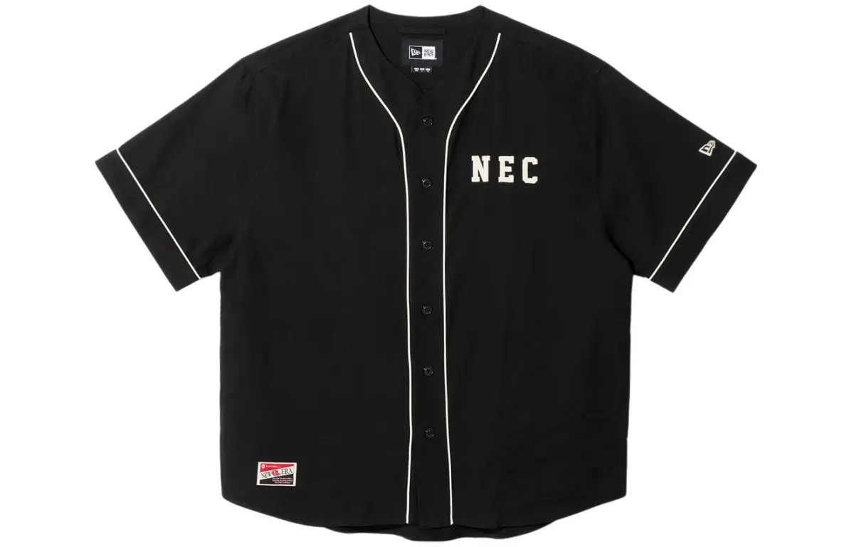 New Era Shirts Men's Black Moderate