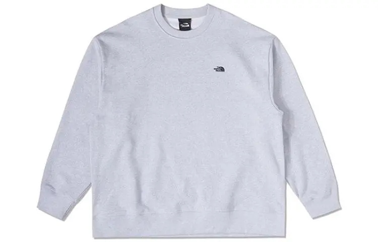 THE NORTH FACE Urban Exploration Sweatshirts Men's Gray Crew Neck Moderate Heavyweight