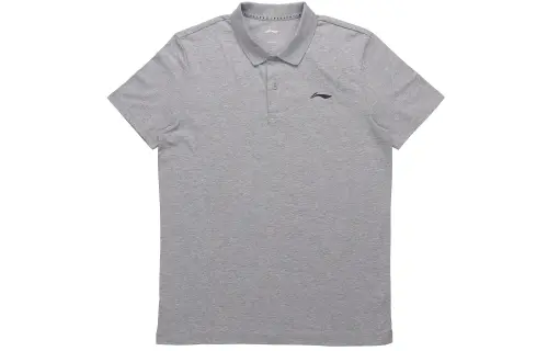 Li Ning Polo Shirts Men's Crew Neck Moderate Straight Fit
