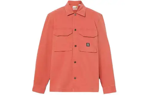 Timberland Shirts Men's Red Polo Collar Moderate Other