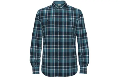 THE NORTH FACE Shirts Men's Blue Square Collar Moderate Shirt