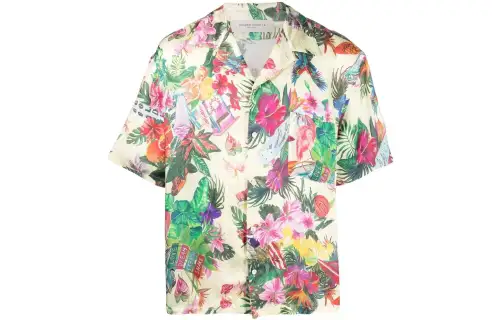 Golden Goose Shirts Men's Multicolor Lapel Moderate Other