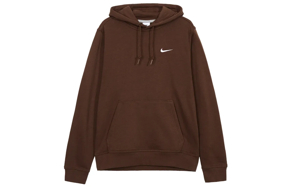 Nike Men's Long-Sleeve Hooded Sweatshirt Cocoa