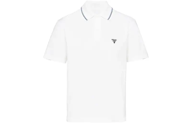 PRADA SS22 Polo Shirt Men's White