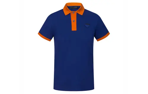 PRADA Polo Shirts Men's Multicolor Polo Collar Moderate Other