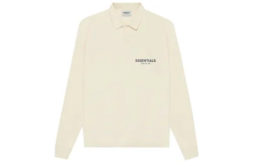 Fear Of God Essentials SS21 Polo Shirt Unisex Cream