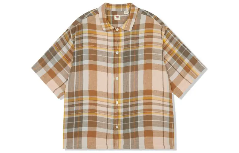 Levi's Shirts Men's Multicolor Lapel Moderate Shirt