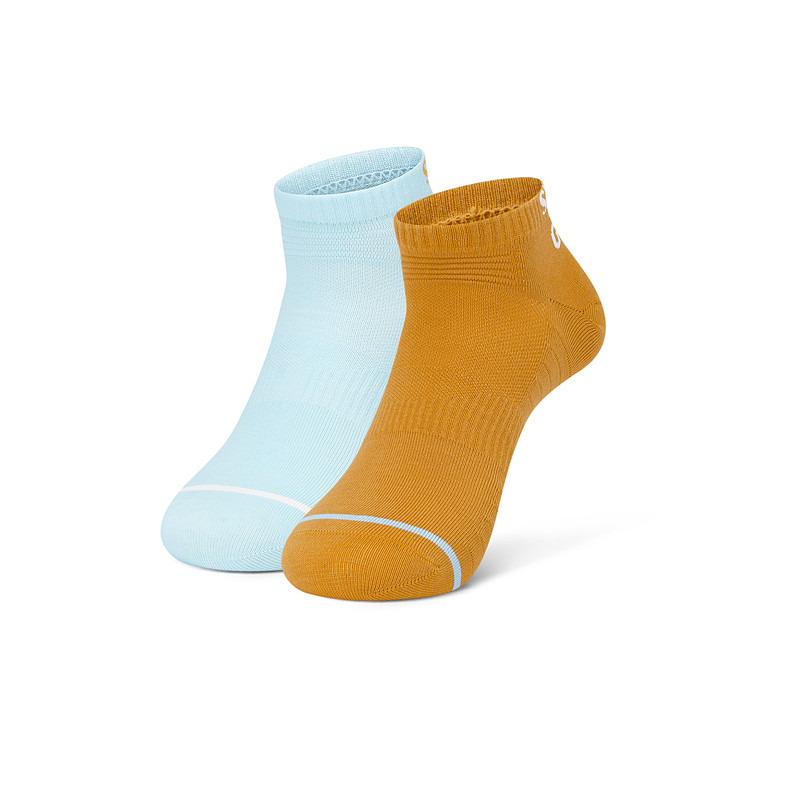 Skechers Wilderness Outdoor Collection Ankle Socks Women’s 2 Pack Honey Yellow/Radiant Blue 05QV