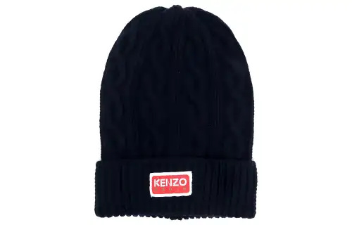 Kenzo cable-knit wool beanie