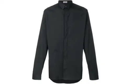 DIOR Quarterly New Products Shirts Men's Black Lapel Moderate Other