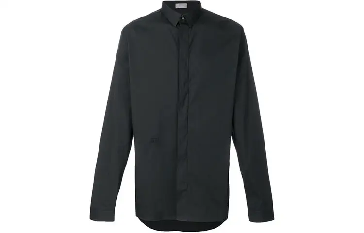 DIOR Quarterly New Products Shirts Men's Black Lapel Moderate Other
