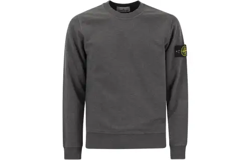 STONE ISLAND Compass Patch Crewneck Sweatshirt