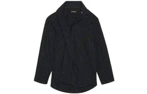 Balenciaga Shirts Men's Dark Green Moderate