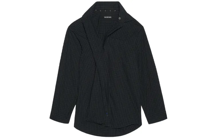 Balenciaga Shirts Men's Dark Green Moderate