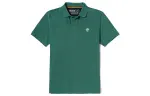 Timberland Polo Shirts Men's Green Polo Collar Moderate Straight Fit