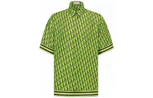 DIOR Oblique Pixel Short Sleeved Shirt