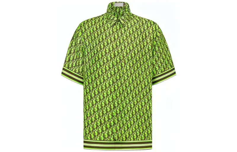 DIOR Oblique Pixel Short Sleeved Shirt