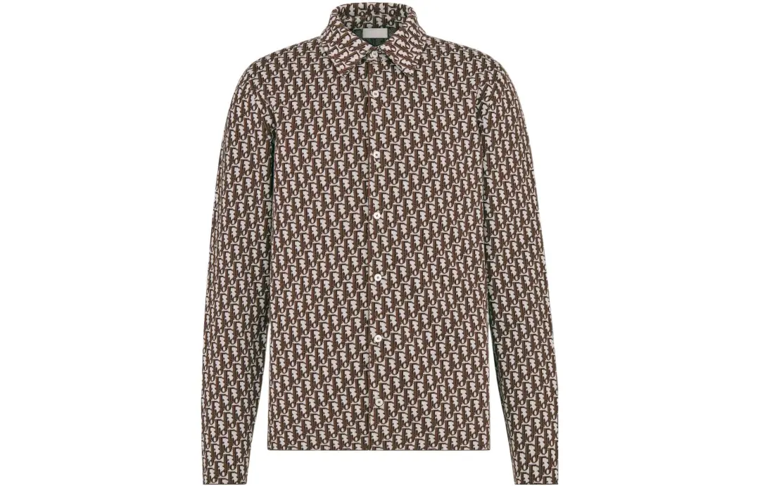Dior 2020s Oblique jacquard over-shirt