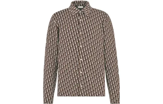 Dior 2020s Oblique jacquard over-shirt
