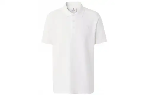 Burberry monogram-embroidered polo shirt