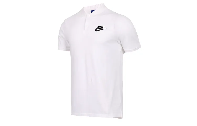 Nike Polo Shirts Men's White Polo Collar Moderate Other