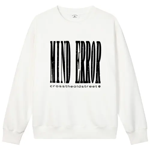 MIND ERROR Sweatshirts Unisex Crew Neck Moderate Regular