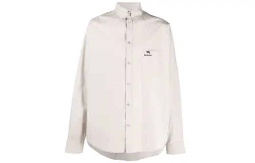 Balenciaga SS22 Shirt Men's Gray White