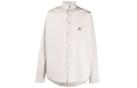 Balenciaga SS22 Shirt Men's Gray White