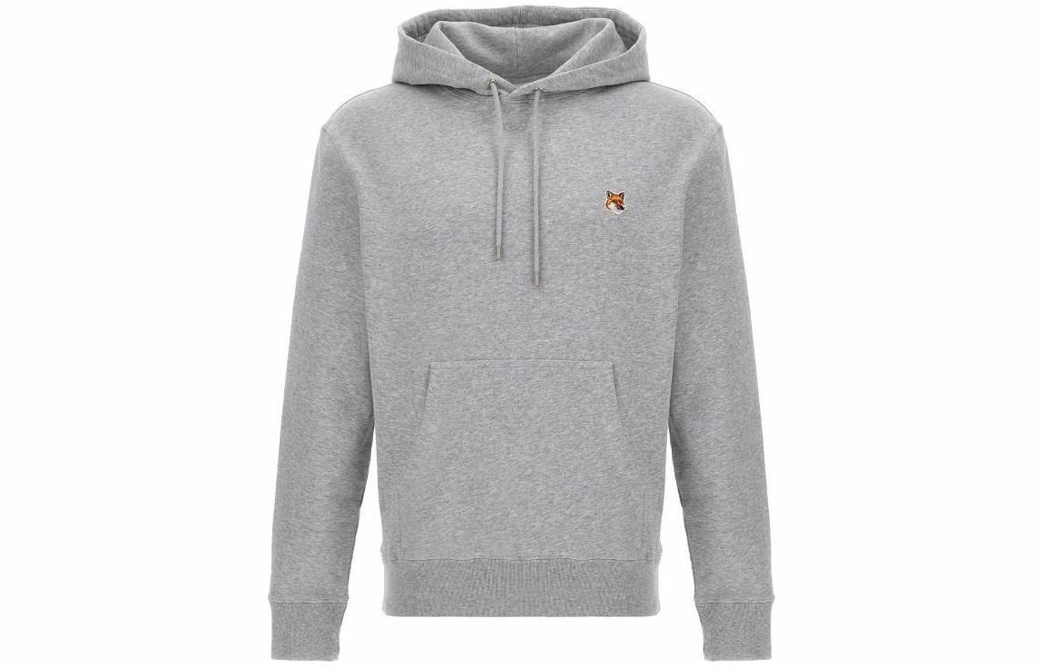 Мужское худи Maison Kitsune (серое)