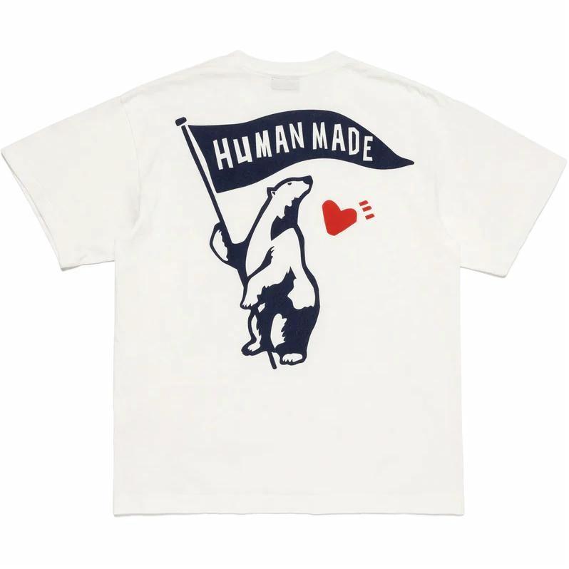 Футболка Human Made HUMAN MADE SS25 SS25 T (белая)