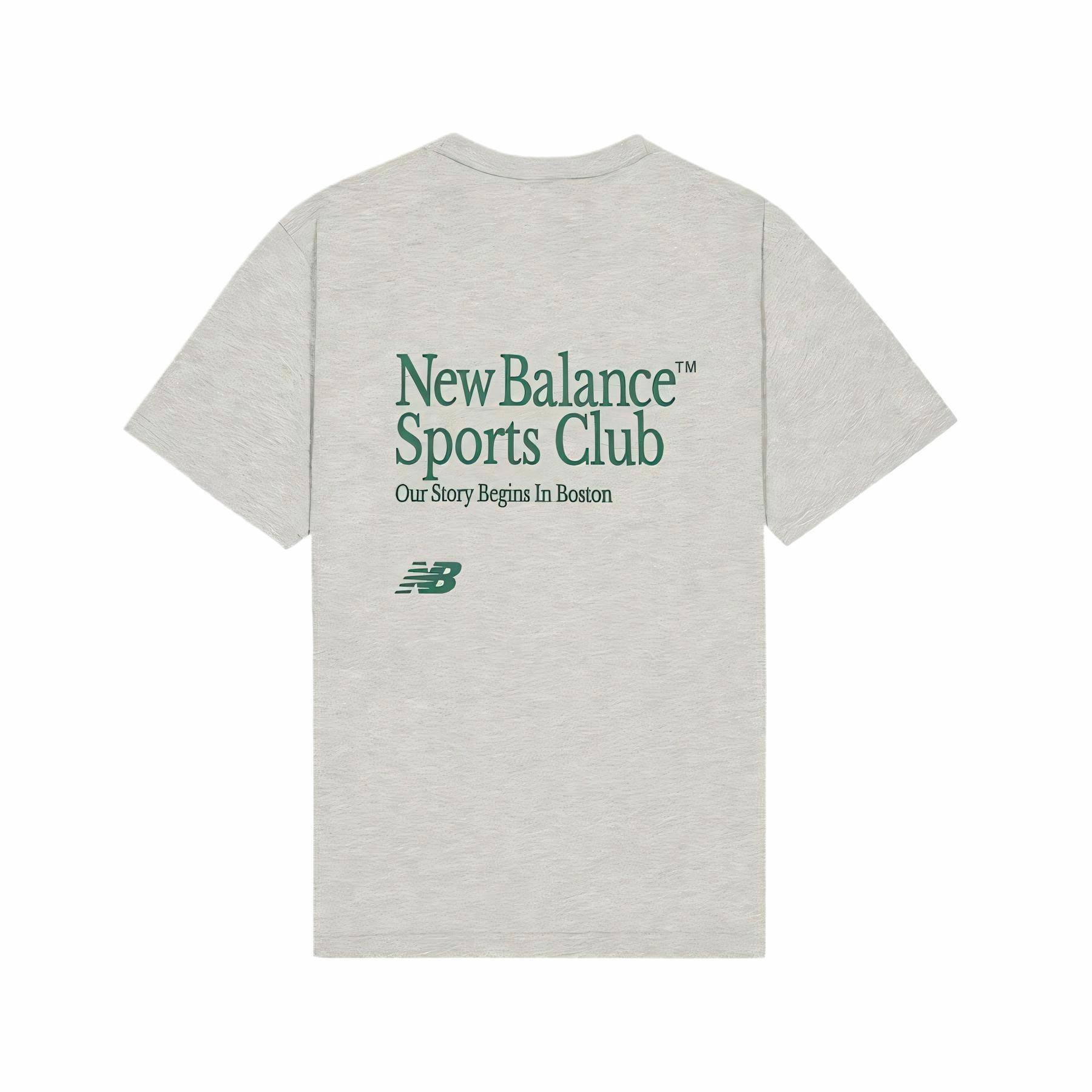 Мужская футболка New Balance Embroidered Logo (серая)