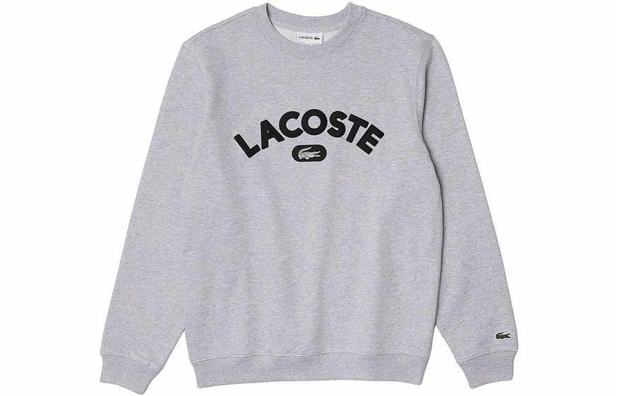 Мужское худи LACOSTE (серое)