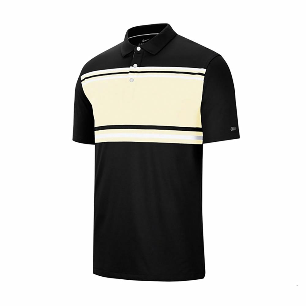 Мужская футболка Nike DRI-FIT PLAYERPolo (черная) — фото 1